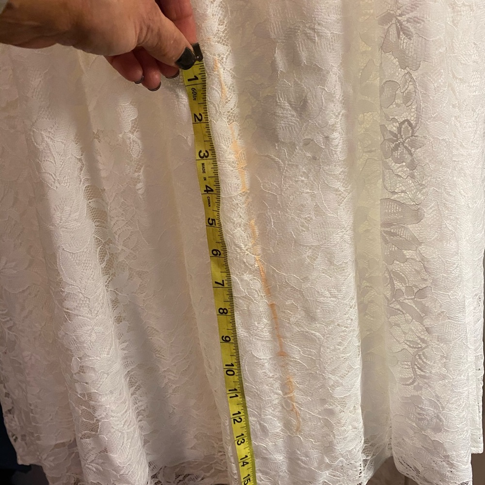 David’s bridal wedding dress. Slight damage